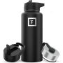 Large Capacity 304 Stainless Steel Portable Water Bottle Simple Clear Leak-Proof Thermal Sport Vacuum Travel Direct Tours Adults