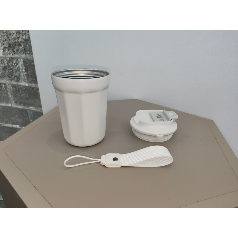 New Product Explosion 316 Stainless Steel Coffee Cup Student Thermos Cup Outdoor Portable Travel Cup with Straw
