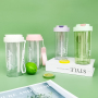 Portable Flip Plastic Bottles for Outdoor Sports Water for Students' Daily Use Portable Advertising Wholesale Plastic Bottle