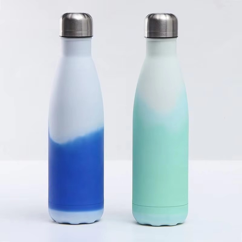 Wholesale Bullet Shape Office Sport 304 Stainless Steel Insulated Cola Cup Thermos Water Bottle Coffee Mug with Lid
