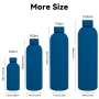 OEM Custom Logo 500ml Stainless Steel Vacuum Flask Insulated Sports Water Bottle for Hot Cold Drinks Boiling Water Applicable