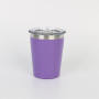 Custom Sublimation Small Coffe Mugs Laser Engraved Colorful Powder Coated 12oz Stainless Steel Tumbler Mug With Lid and Straws