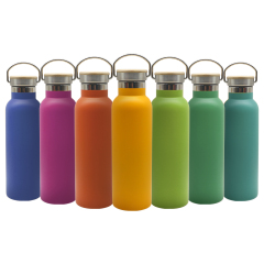 Wholesale Double Wall Travel Vacuum Flasks Coffee Water Bottles Leak-proof Outdoor Camping Cycling Sport Drinking Thermos