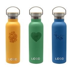 Wholesale Double Wall Travel Vacuum Flasks Coffee Water Bottles Leak-proof Outdoor Camping Cycling Sport Drinking Thermos