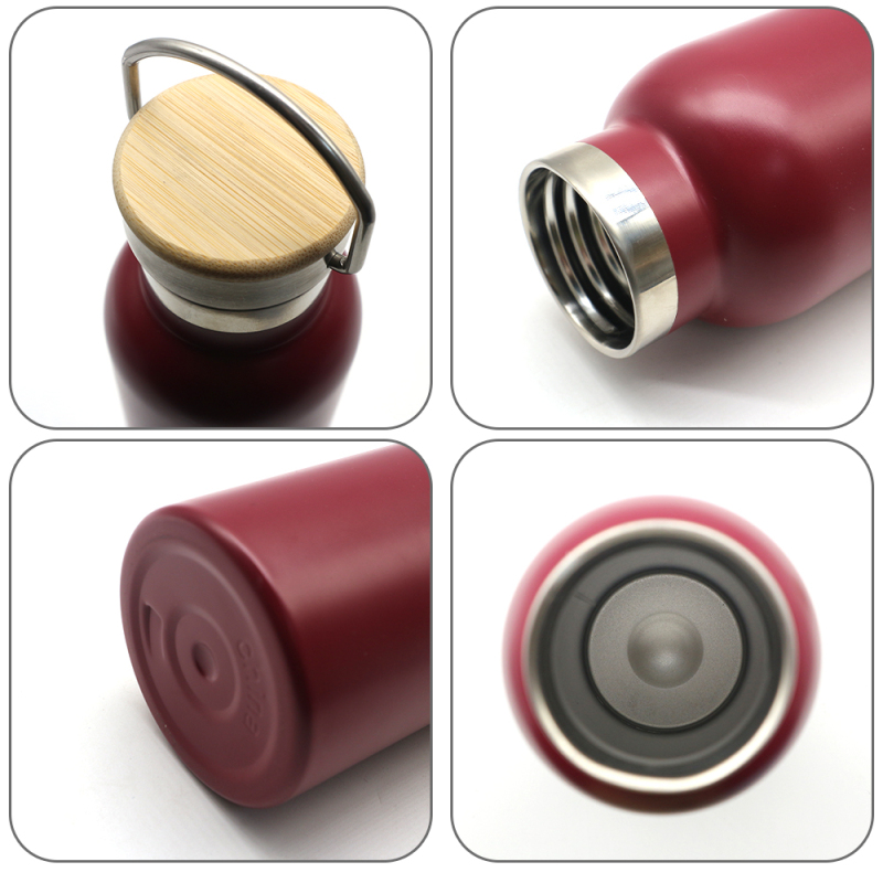Wholesale Double Wall Travel Vacuum Flasks Coffee Water Bottles Leak-proof Outdoor Camping Cycling Sport Drinking Thermos