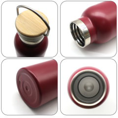 Wholesale Double Wall Travel Vacuum Flasks Coffee Water Bottles Leak-proof Outdoor Camping Cycling Sport Drinking Thermos