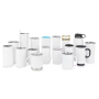 Wholesale Custom 20oz Double Wall Stainless Steel Tumblers DIY Printing White Sublimation Blank with Straw for Business Gifts