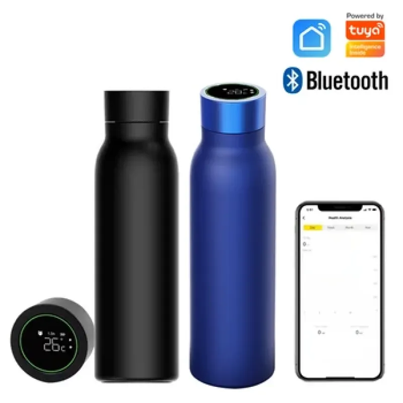 500Ml Self Cleaning UV Led  Smart Water Bottle Long-Term Insulated Smart Water Bottle With App Reminder