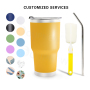 OEM/ODM 30oz Tumbler Stainless Steel Water Bottle Double Wall Thermal Insulated Vacuum Flask for Sport Office Home