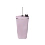 Eco Friendly Colorful Stainless Steel Food Grade Silicone Straw High Quality Kids Sippy Cup Insulated Coffee Mug With Straw