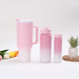 Wholesale 40oz Tumbler Plastic 3Pc Motivational Water Tumbler 3 in 1 Plastic Water Bottle With Straw and Lid