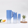 Wholesale 40oz Tumbler Plastic 3Pc Motivational Water Tumbler 3 in 1 Plastic Water Bottle With Straw and Lid