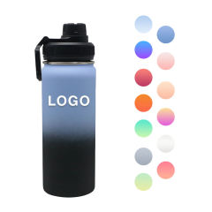 Wholesale Bpa-Free Insulated Stainless Steel Water Bottle Stainless Steel Thermos With Straw for Sports and Travel