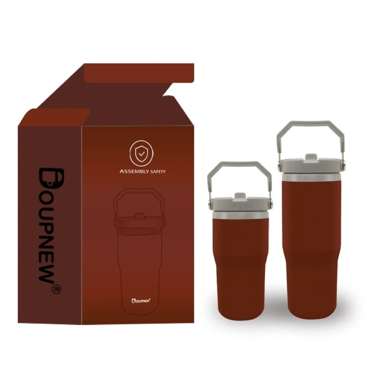 Wholesale Double Wall White Travel Mug Pattern Stainless Steel Travel Coffee Wine Mug Tumbler Cup With Custom Logo