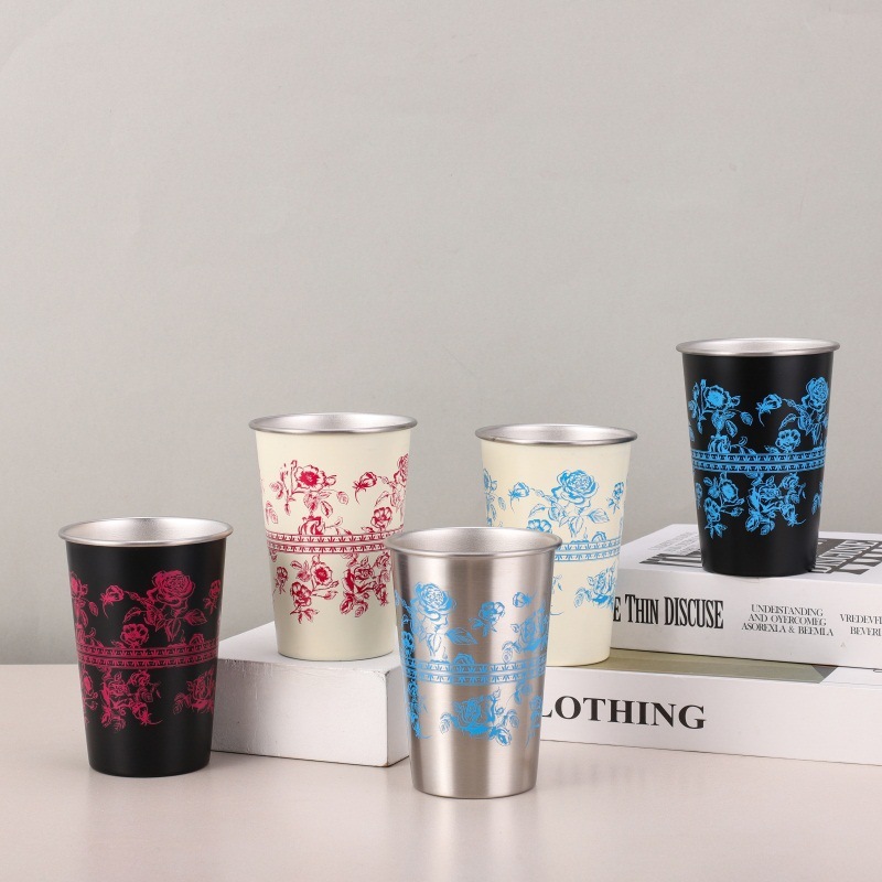 High Quality Cheapest Custom Cups Double Wall Coffee Cups 500ml Beer Tumbler Car Office Water Bottle