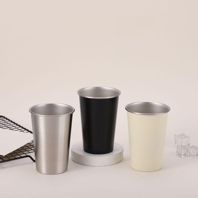 High Quality Cheapest Custom Cups Double Wall Coffee Cups 500ml Beer Tumbler Car Office Water Bottle