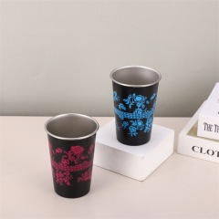 High Quality Cheapest Custom Cups Double Wall Coffee Cups 500ml Beer Tumbler Car Office Water Bottle