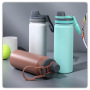 New Design Lid 12 oz/15oz/18oz/22oz/25oz/32oz  Thermos Water Bottles Kids Stainless Steel Water Bottle Sports Bottle With Lid