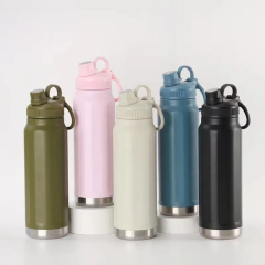 New 304 Stainless Steel Thermos Cup Outdoor Sports Space Kettle Large Capacity Men's and Women's Portable Kettle with Rope