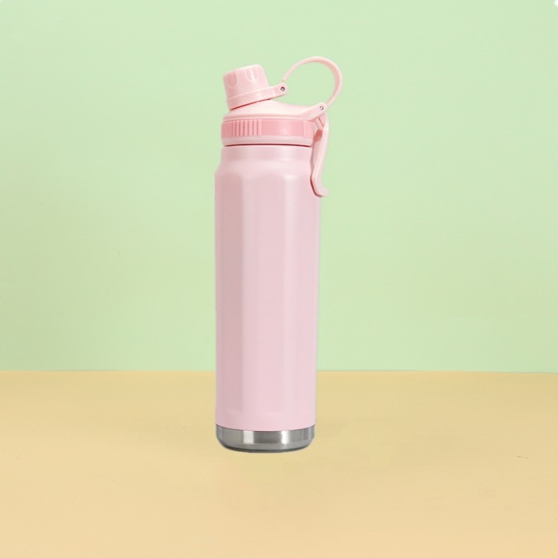 New 304 Stainless Steel Thermos Cup Outdoor Sports Space Kettle Large Capacity Men's and Women's Portable Kettle with Rope