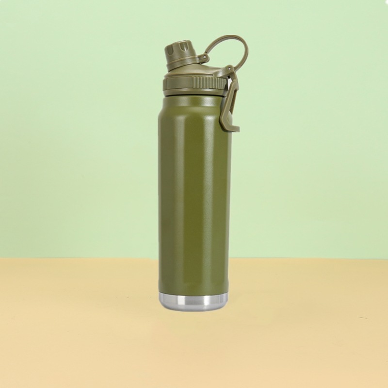 New 304 Stainless Steel Thermos Cup Outdoor Sports Space Kettle Large Capacity Men's and Women's Portable Kettle with Rope
