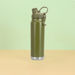 New 304 Stainless Steel Thermos Cup Outdoor Sports Space Kettle Large Capacity Men's and Women's Portable Kettle with Rope
