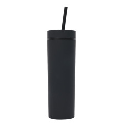 Plain Plastic Water Bottle 500ml 16oz Straight Water Bottle Straw Plastic Plastic Water Bottles for Kids Children