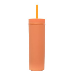 Plain Plastic Water Bottle 500ml 16oz Straight Water Bottle Straw Plastic Plastic Water Bottles for Kids Children