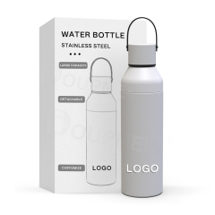 Custom Logo Insulated Detachable Water Bottle Vacuum Flask Stainless Steel Water Bottle With Handle