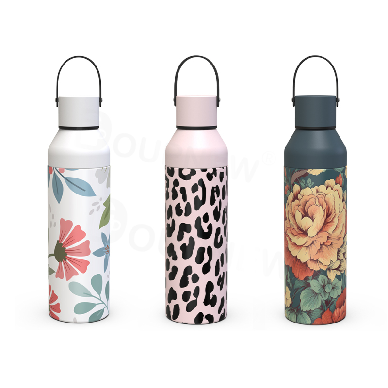 Custom Logo Insulated Detachable Water Bottle Vacuum Flask Stainless Steel Water Bottle With Handle