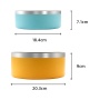 Wholesale Custom Logo 32oz/64oz Dog Food Bowls Stainless Steel Vacuum Insulated Dog Bowl Pet Food Feeder Bowl for Dog and Cat