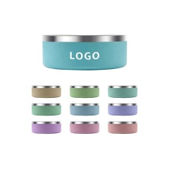 Wholesale Custom Logo 32oz/64oz Dog Food Bowls Stainless Steel Vacuum Insulated Dog Bowl Pet Food Feeder Bowl for Dog and Cat