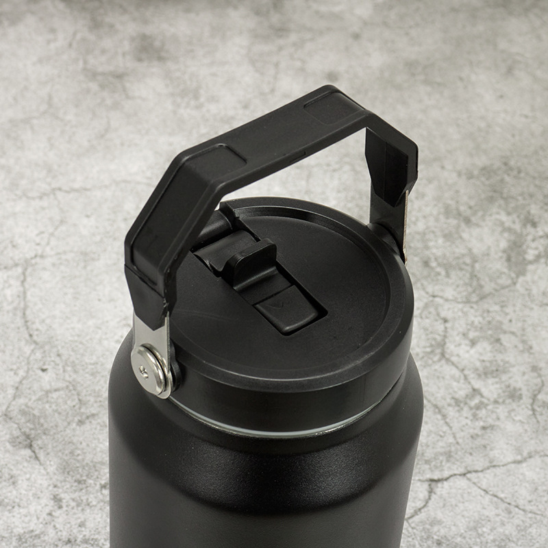 Large Capacity 1200ml 1600ml Thermos Water Bottle 304 Stainless Steel Outdoor Travel Vacuum Flask With Handle Lid