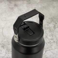 Large Capacity 1200ml 1600ml Thermos Water Bottle 304 Stainless Steel Outdoor Travel Vacuum Flask With Handle Lid