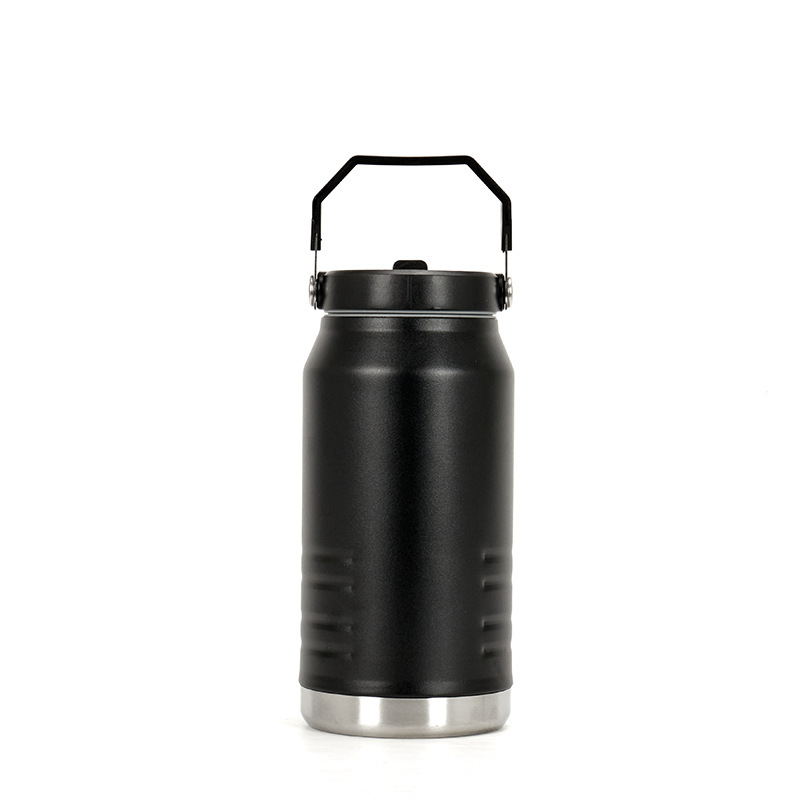 Large Capacity 1200ml 1600ml Thermos Water Bottle 304 Stainless Steel Outdoor Travel Vacuum Flask With Handle Lid