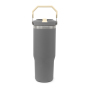 Premium 30oz Stainless Steel Tumbler Large Capacity Thermos with Handle Insulated Stainless Steel Cup with Safety Straw
