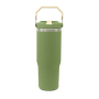 Premium 30oz Stainless Steel Tumbler Large Capacity Thermos with Handle Insulated Stainless Steel Cup with Safety Straw
