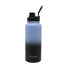 Hot Sell 12/16/18/22/25/32/40/64oz Double Wall Flask Vacuum Insulated Stainless Steel Sports Water Bottle BPA Free With Handle