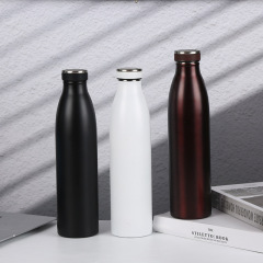 750ML Stainless Steel Water Bottle Vacuum Flask Outdoor Thermal Mug Cold and Hot Insulated Cup