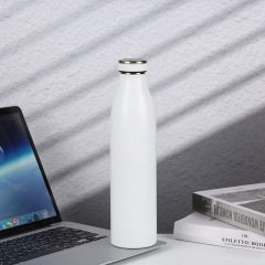 750ML Stainless Steel Water Bottle Vacuum Flask Outdoor Thermal Mug Cold and Hot Insulated Cup