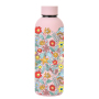 New Arrival Large Capacity Drinking Cup Wide Mouth Portable Outdoor Sports Kettle Straw Cup a Set of Flowers Printed Bottle