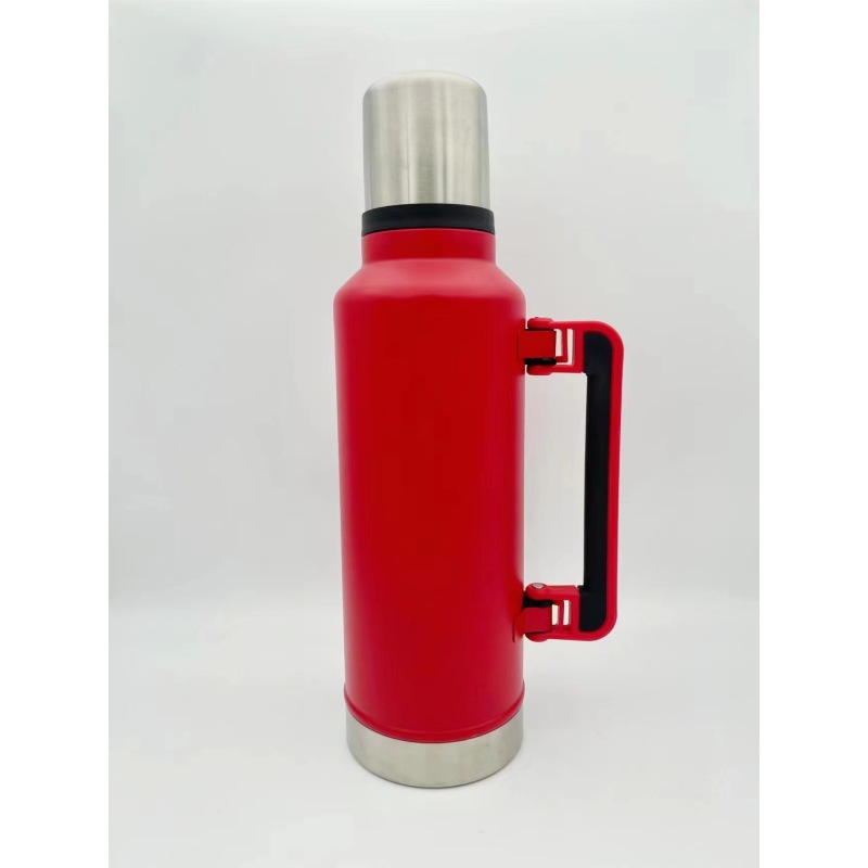 Wholesale Travel 1000ml Jugs Double Wall Stainless Steel Vacuum Insulated WaterJugs With Handle