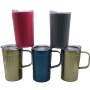 Wholesale Custom Coffee Mug Stainless Steel Thermos Flask Coffee Cup Eco-friendly Vacuum Travel Tumbler Coffee Mug With Lid