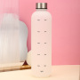 Wholesale Top Seller 32oz PP Water Bottle 1L  Plastic Water Bottle  BPA Free Frosted Water Bottle with Time Marker