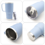 Factory Direct 30oz Custom Logo Tumbler Double Wall Stainless Steel Tumbler Vacuum Mug for Car Office Home