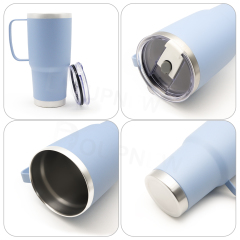 Factory Direct 30oz Custom Logo Tumbler Double Wall Stainless Steel Tumbler Vacuum Mug for Car Office Home