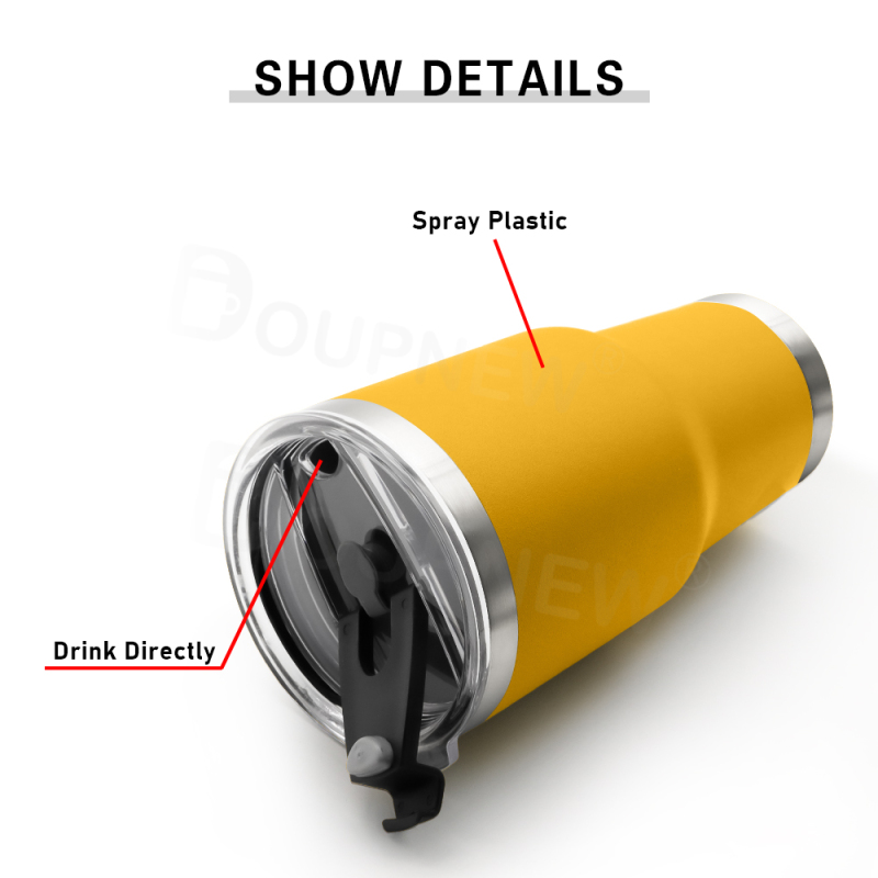 Factory Direct 30oz Custom Logo Tumbler Double Wall Stainless Steel Tumbler Vacuum Mug for Car Office Home