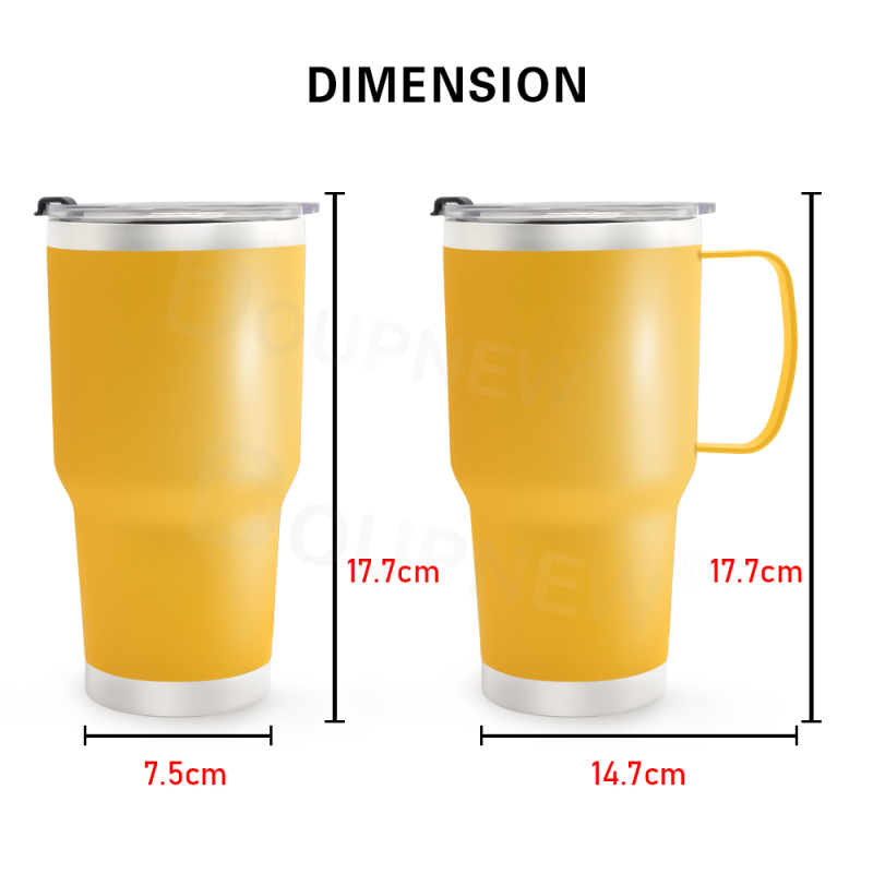 Factory Direct 30oz Custom Logo Tumbler Double Wall Stainless Steel Tumbler Vacuum Mug for Car Office Home