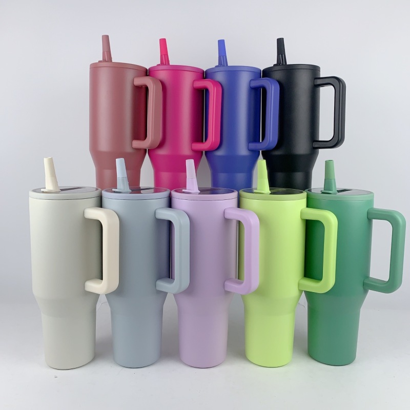 New Design Custom 40oz Tumbler Double Wall Stainless Steel Travel Tumbler 40oz Tumbler With Straw