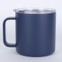 10oz/12oz/14oz High Quality Double Wall Stainless Steel Travel Outdoor Coffee Mug Tea Cup Thermos Vacuum Mug With Handle